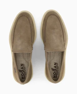 Heren Hogan Instappers*Loafer Mocassino Khaki