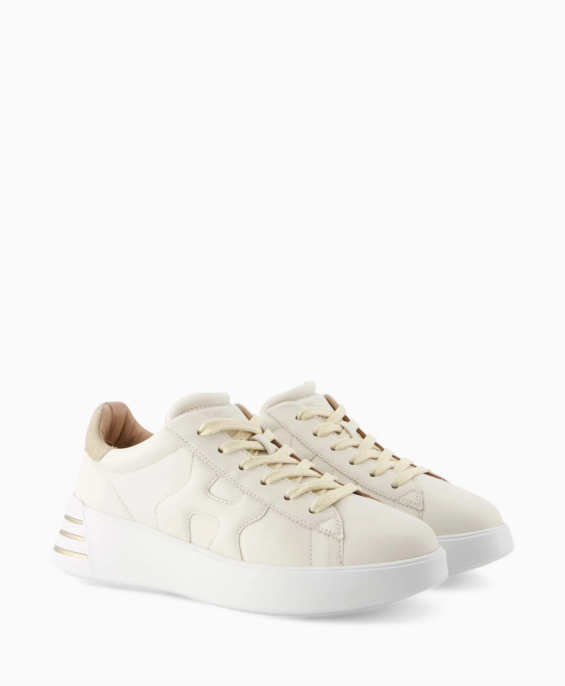 Dames Hogan Sneakers*Sneaker Rebel Ecru