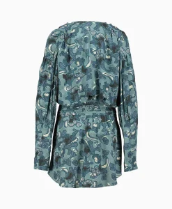 Dames Iro Jurken*Mini Jurk Fontana Blauw