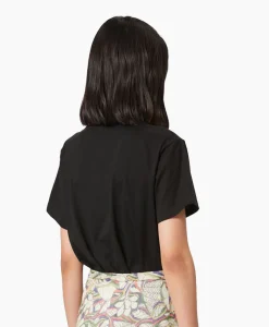 Dames Isabel Marant T-Shirts & Tops*T-Shirt Korte Mouw Vidal-Gz Zwart