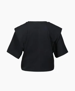 Dames Isabel Marant T-Shirts & Tops*T-Shirt Korte Mouw Zelikia-Gd Zwart