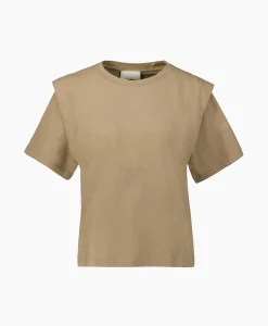 Dames Isabel Marant T-Shirts & Tops*T-Shirt Korte Mouw Zelitos-Ga Khaki