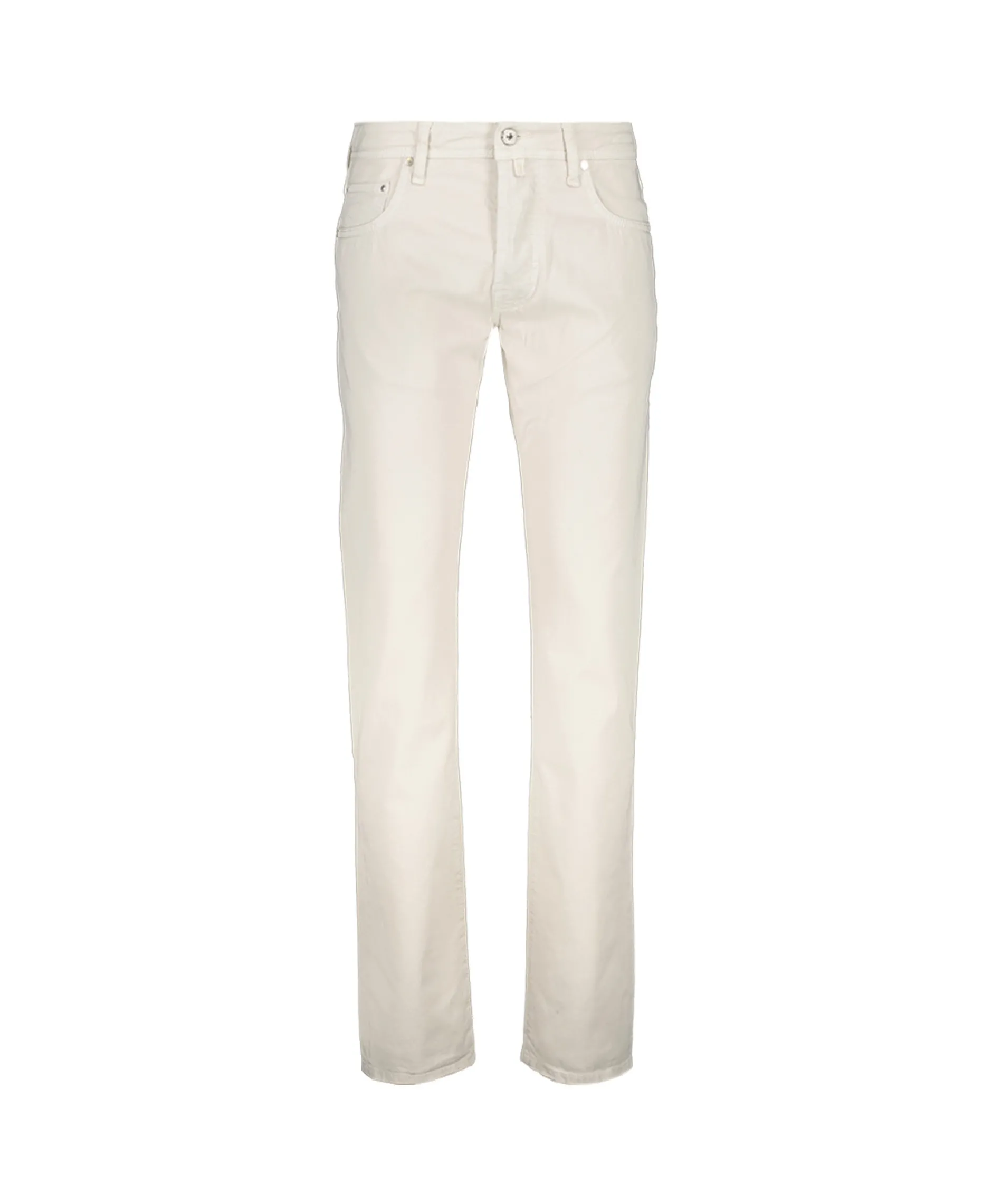 Heren Jacob Cohen Broeken*Broek Bard Off White
