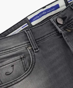Heren Jacob Cohen Broeken*Jeans Bard Slim Fit Grijs