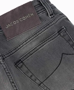 Heren Jacob Cohen Broeken*Jeans Bard Slim Fit Grijs
