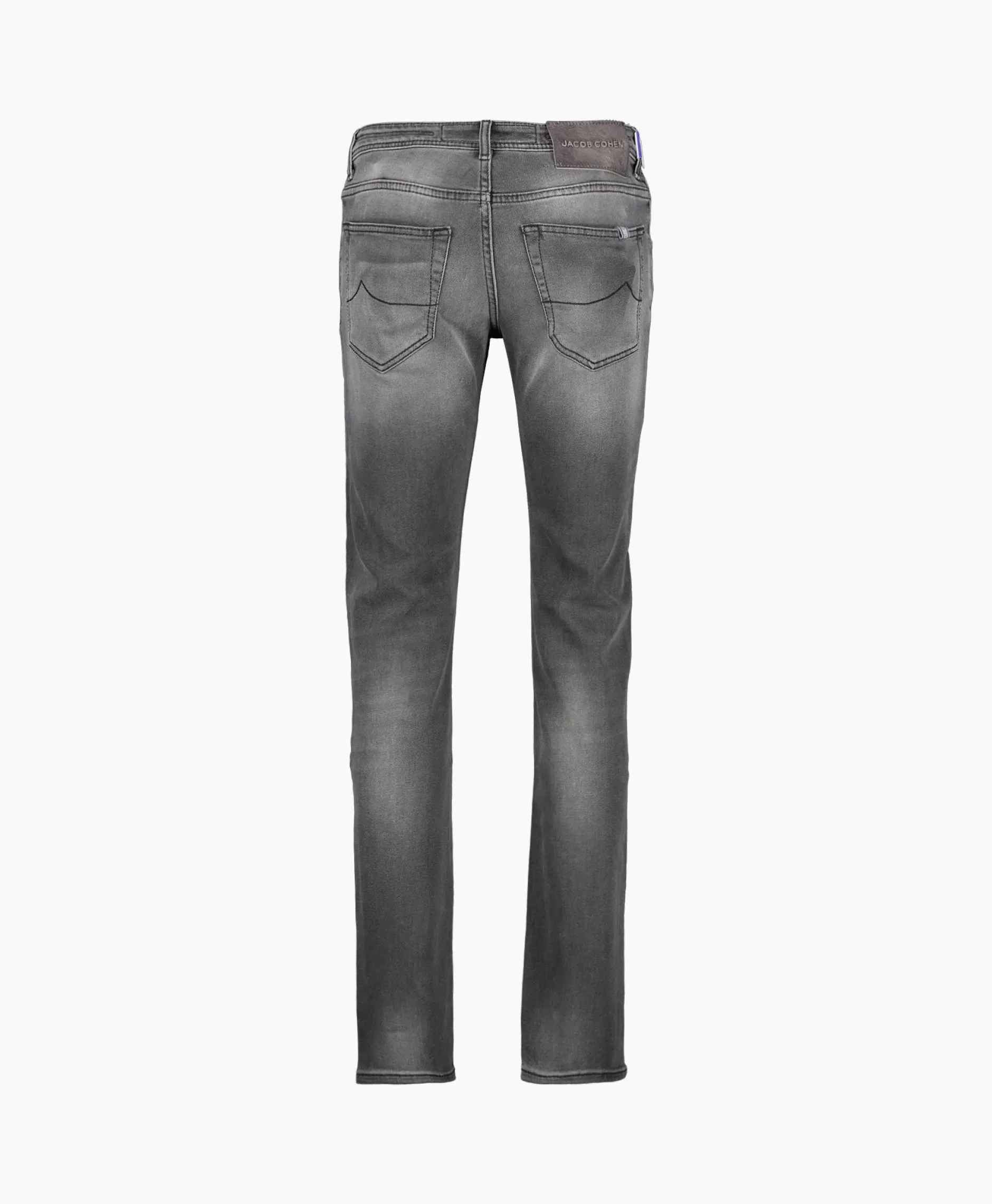 Heren Jacob Cohen Broeken*Jeans Pant 5 Pkt Slim Fit Nick Grijs