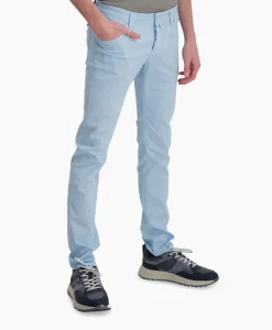 Heren Jacob Cohen Broeken*Jeans 5 Pkt Super Slim Fit Nick Blauw