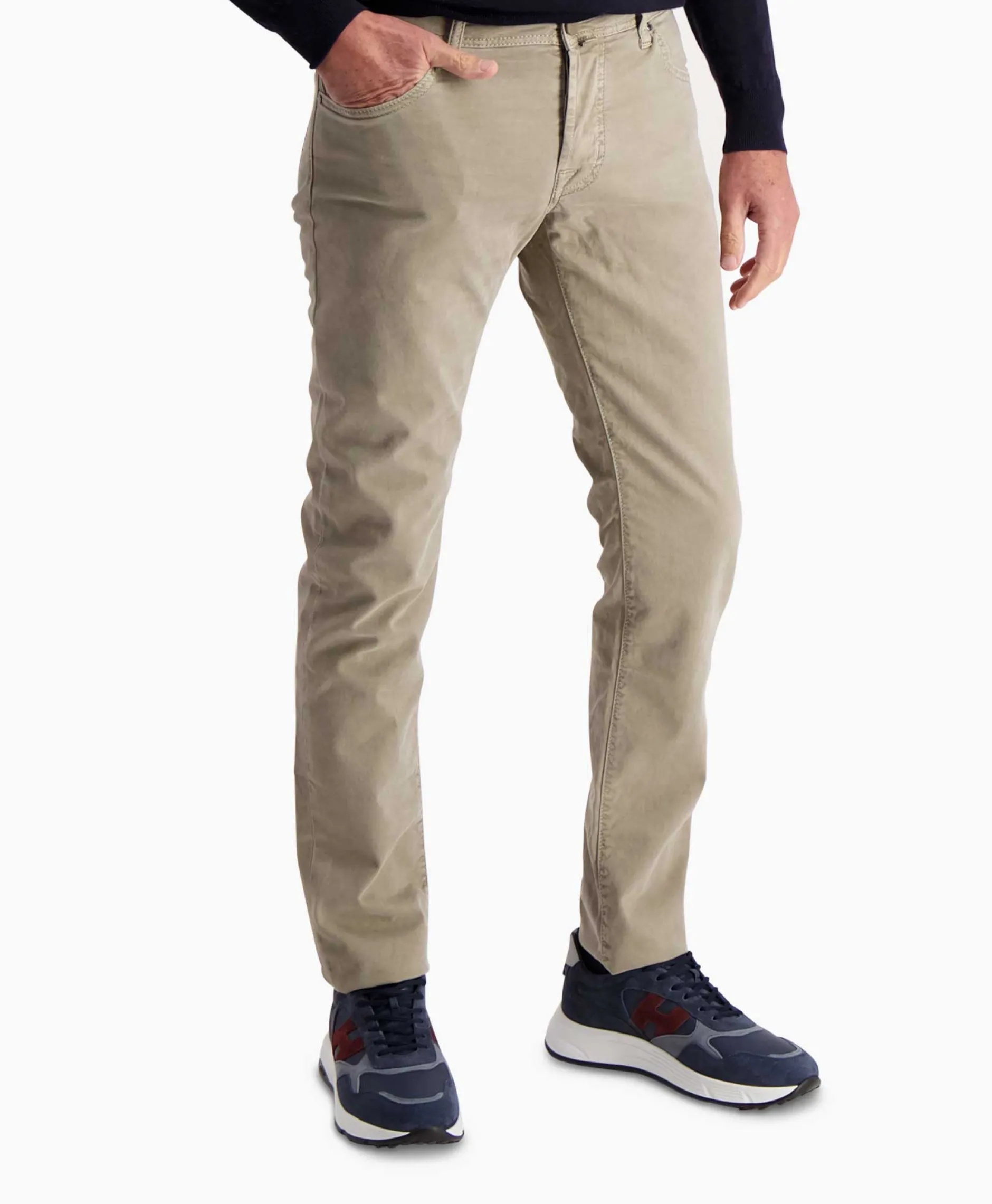 Heren Jacob Cohen Broeken*Jeans Nick Slim Grijs