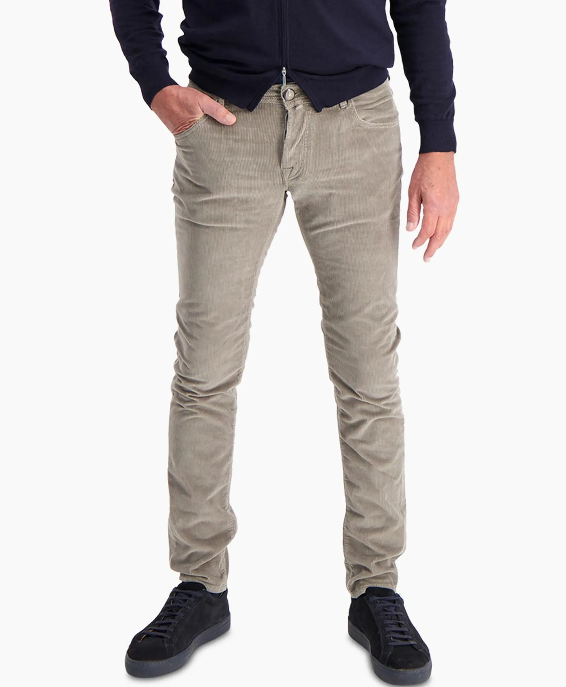 Heren Jacob Cohen Broeken*Jeans 5-Pocket Nick Slim Bruin