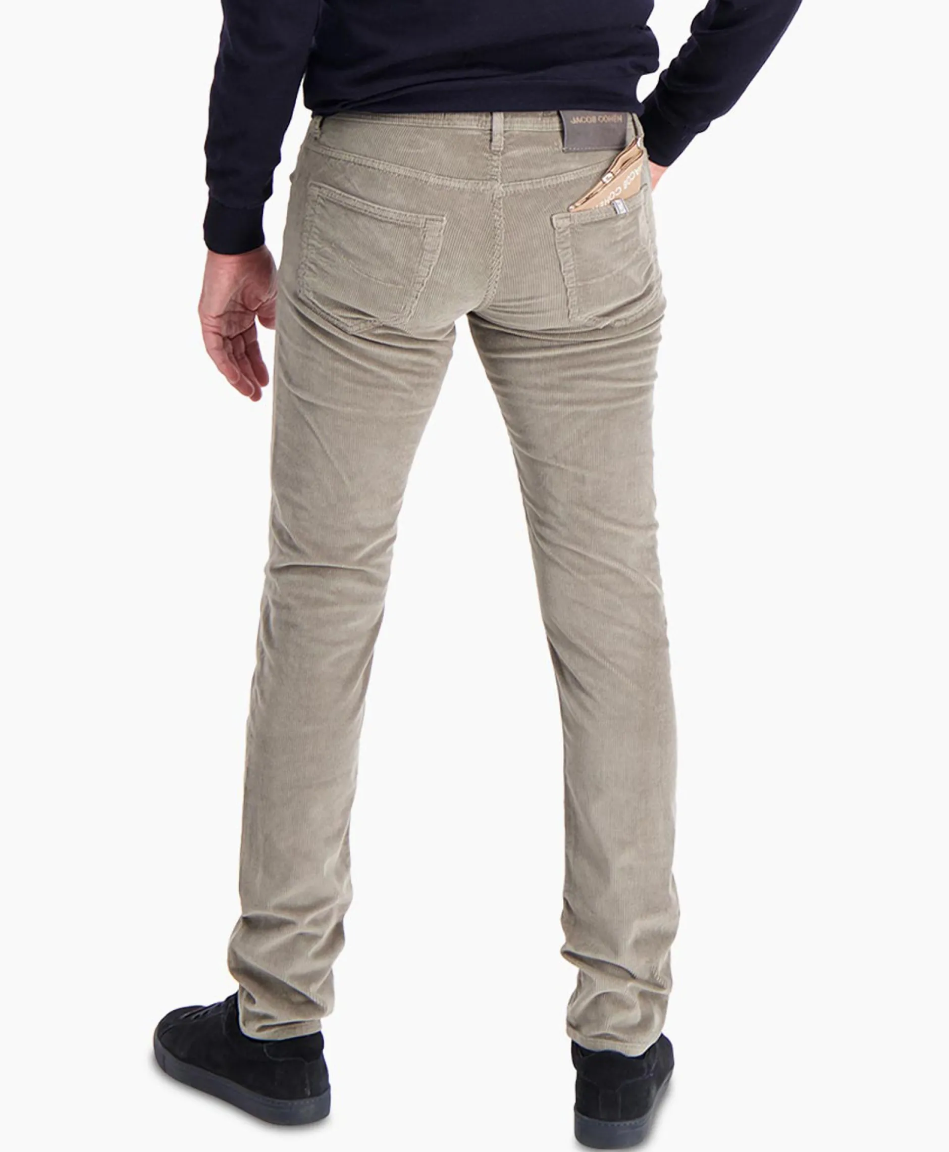Heren Jacob Cohen Broeken*Jeans 5-Pocket Nick Slim Bruin