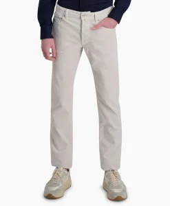 Heren Jacob Cohen Broeken*Jeans Slim Fit Bard Off White