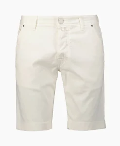 Heren Jacob Cohen Broeken*Korte Broek Bermude 5T Slim Fit Lou Licht Bruin