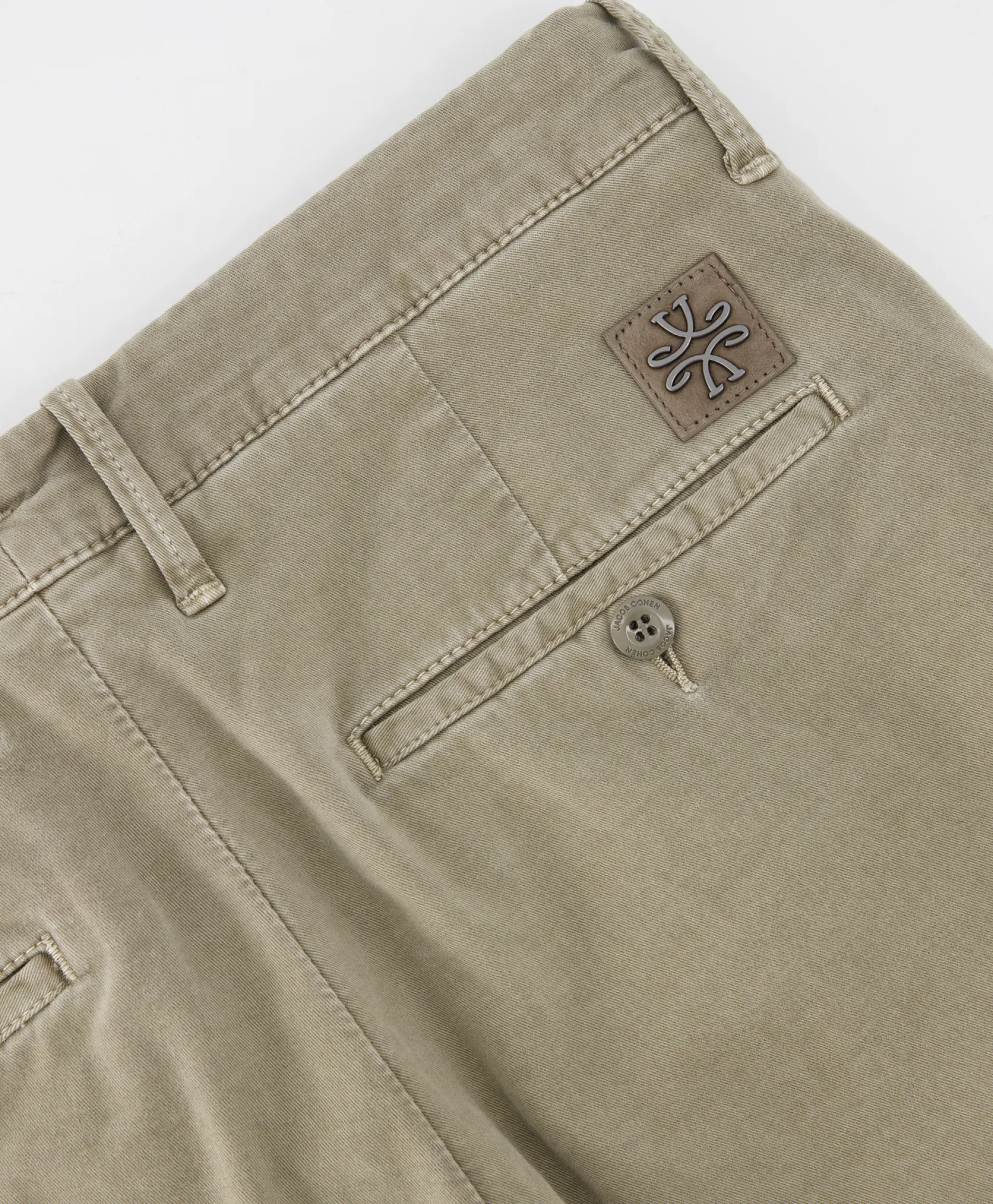 Heren Jacob Cohen Broeken*Pantalon Bobby Bruin