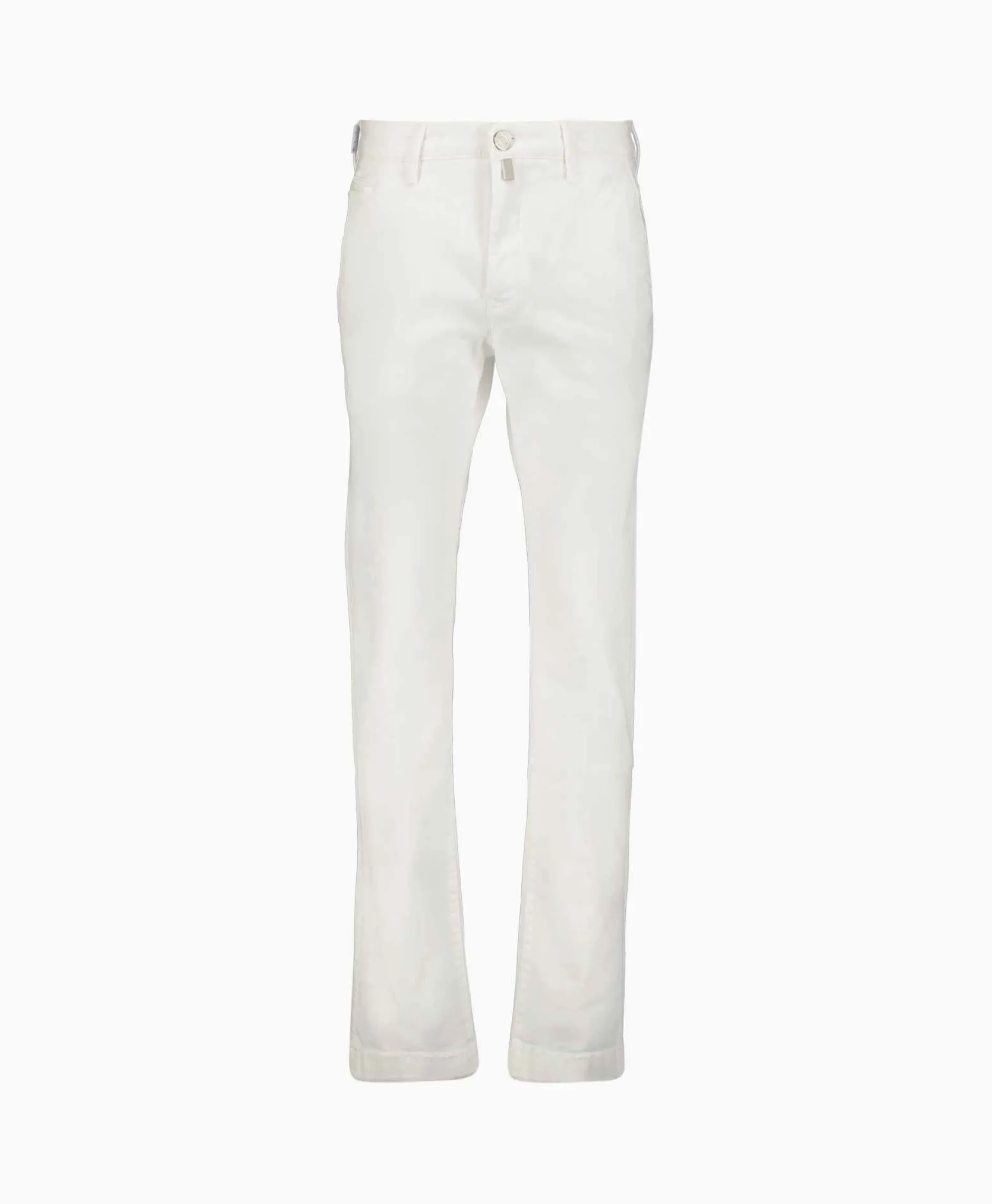 Heren Jacob Cohen Broeken*Pantalon Slim Fit Bobby Off White