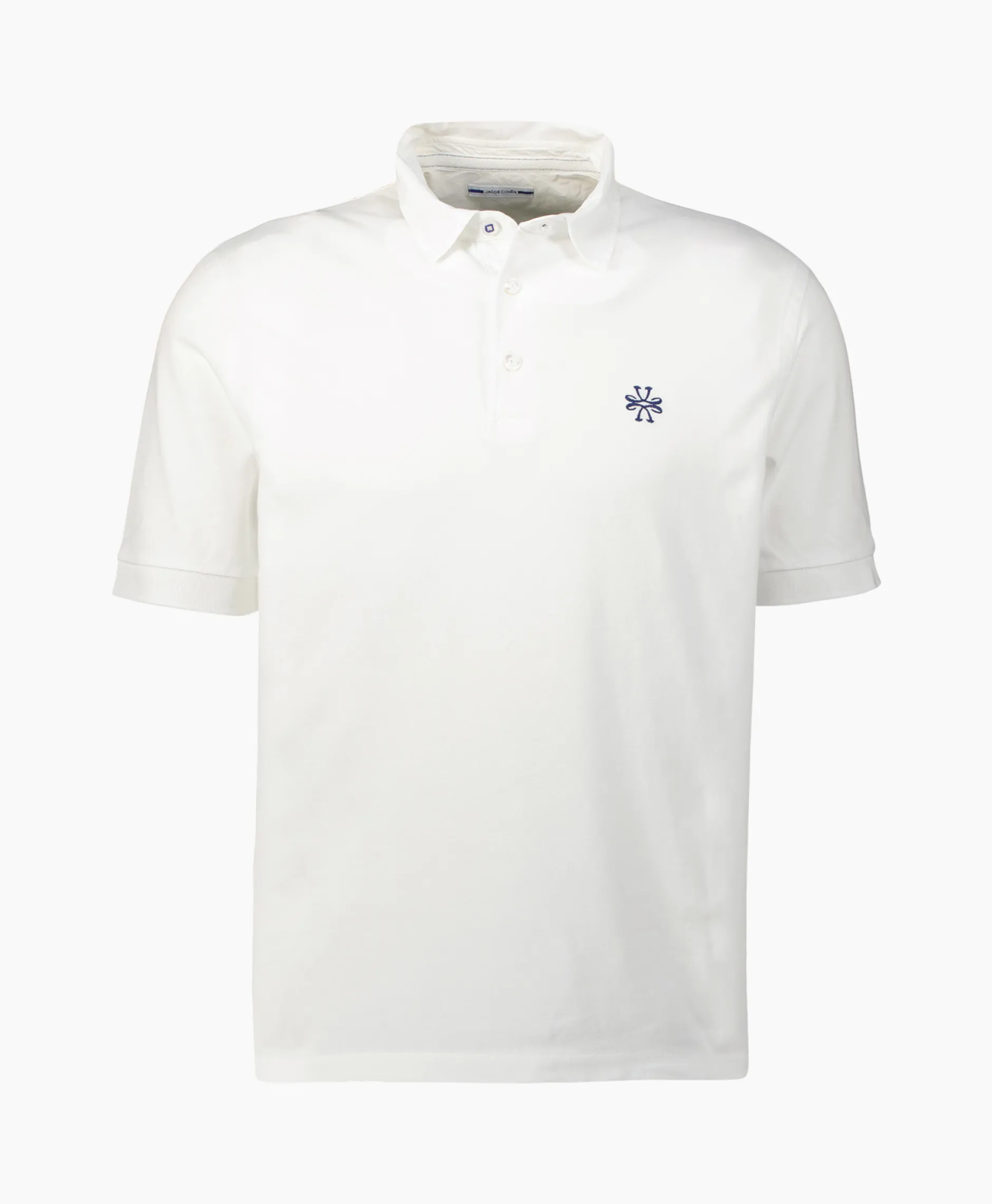 Heren Jacob Cohen Polo's*Polo M/C Dettagli Con Popeline Wit