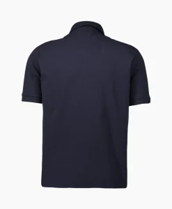 Heren Jacob Cohen Polo's*Polo M/C Dettagli Con Popeline Donker Blauw
