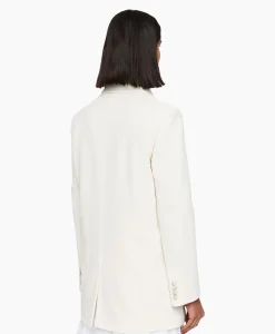 Dames Joseph Blazers*Blazer Chapone Jkt Ottoman Jersey Off White