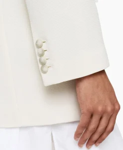 Dames Joseph Blazers*Blazer Chapone Jkt Ottoman Jersey Off White