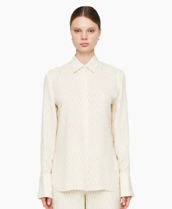 Dames Joseph Blouses*Blouse Bold Alcove Print Ecru