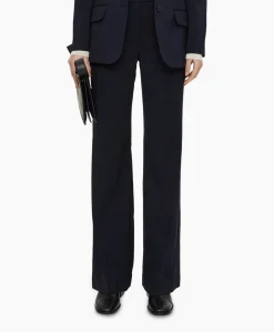 Dames Joseph Broeken*Pantalon Morissey Tailor Wool Donker Blauw