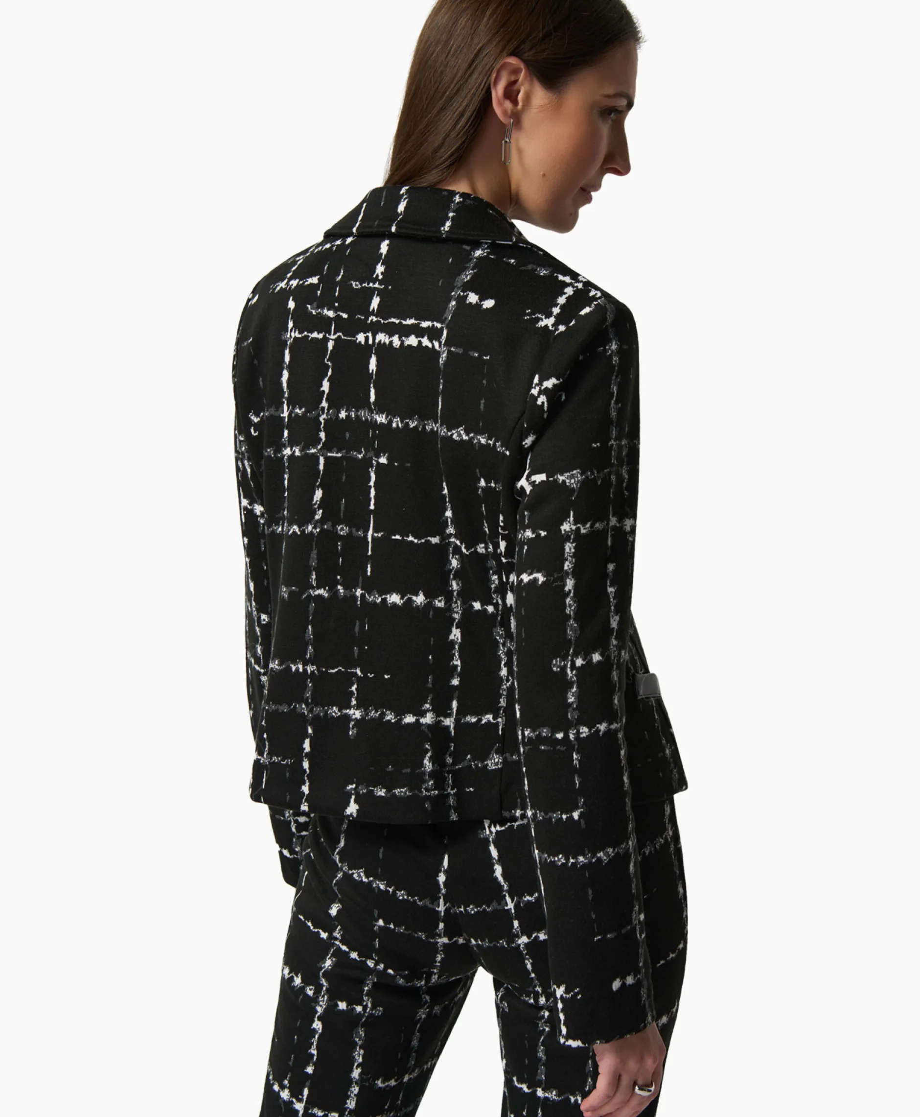 Dames Joseph Ribkoff Blazers*Jasje 233218 Zwart Dessin