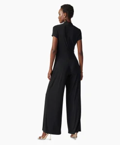 Dames Joseph Ribkoff Jumpsuits*Jumpsuit Korte Mouwen Zwart
