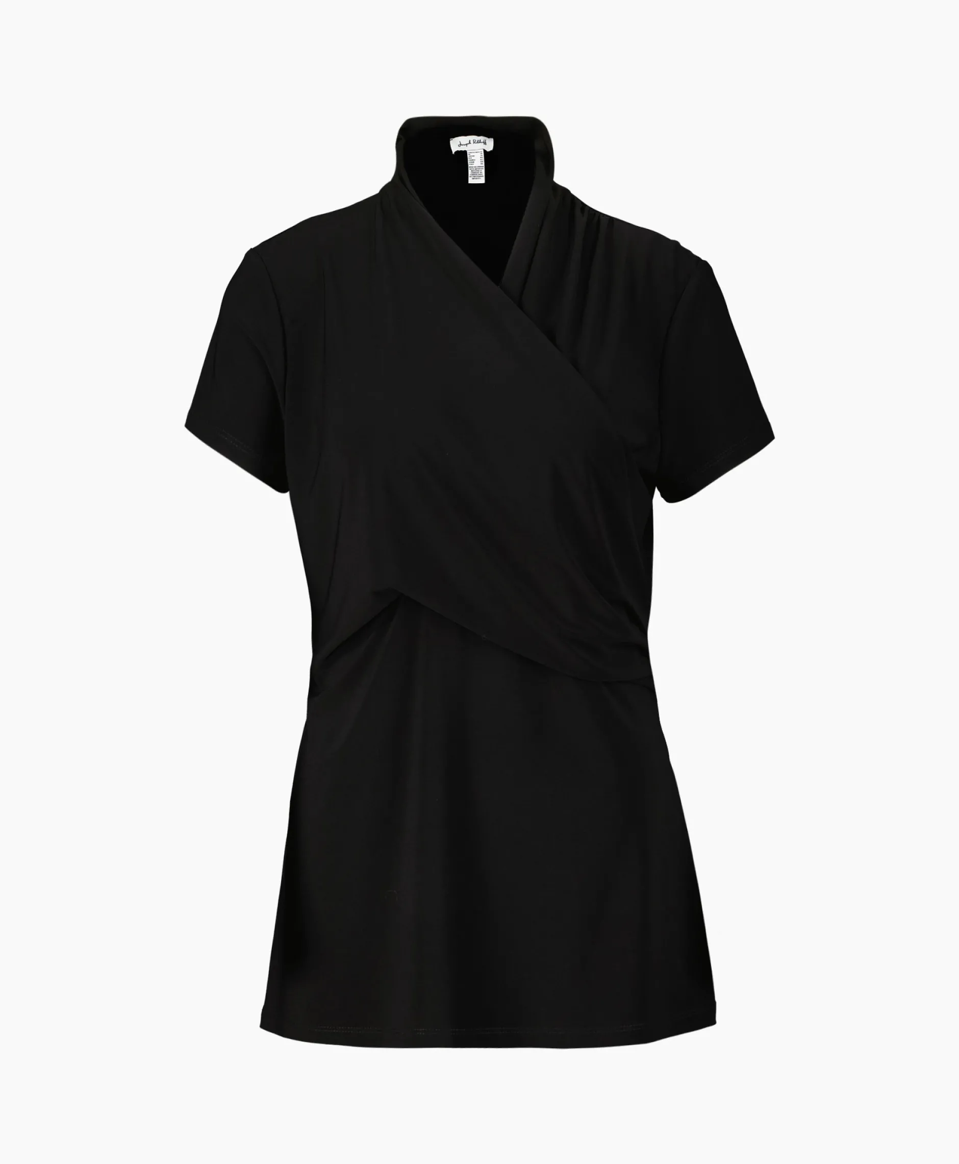 Dames Joseph Ribkoff T-Shirts & Tops*Top & T-Shirt Kraag Korte Mouwen Zwart