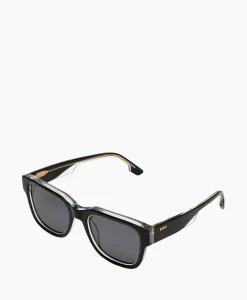Heren Komono Zonnebrillen*Zonnebril Danny Black Clear Zwart