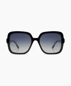 Dames Komono Zonnebrillen*Zonnebril Miley Black Clear White Gold Goud