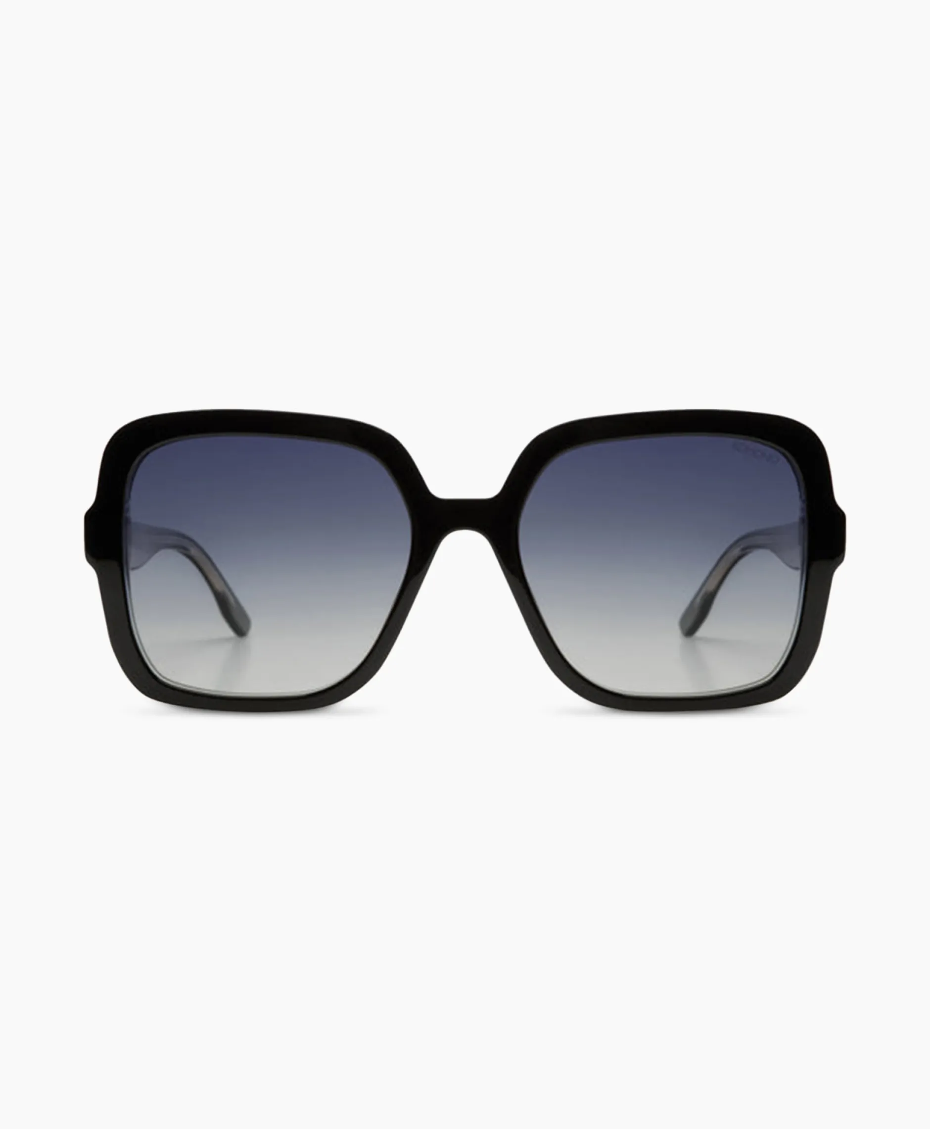 Dames Komono Zonnebrillen*Zonnebril Miley Black Clear White Gold Goud