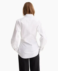Dames Les Coyotes De Paris Blouses*Blouse Shaped Poplin Wit
