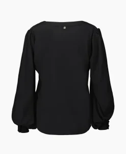 Dames Liu Jo Blouses*Blouse Ecs Tunica C/Passamaneria Zwart