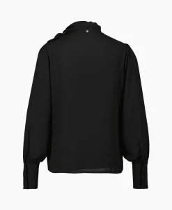 Dames Liu Jo Blouses*Blouse Ecs Tunica C/Fiocco Zwart