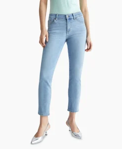 Dames Liu Jo Broeken*Jeans Pant.Authentic Slim Ankle R.W. Blauw