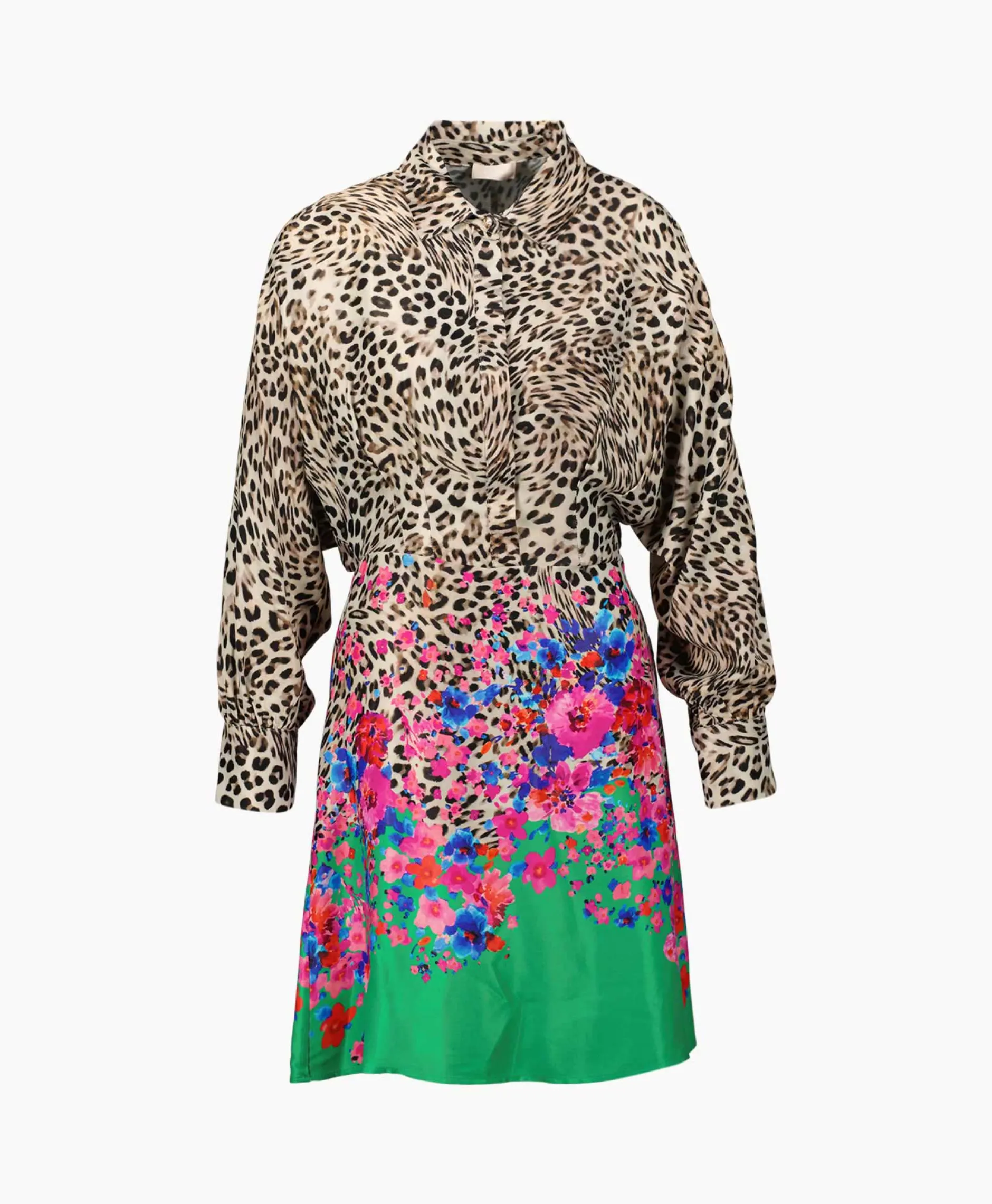 Dames Liu Jo Jurken*Jurk Green Mac Rose