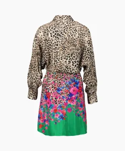 Dames Liu Jo Jurken*Jurk Green Mac Rose