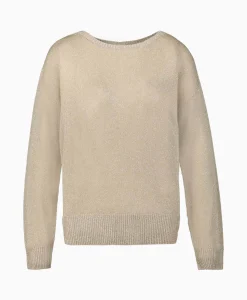 Dames Liu Jo Truien*Pullover Maglia Chiusa M/L Goud