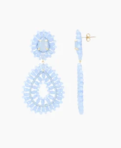 Dames Lott. Gioielli Sieraden*Oorbellen Ce Si Double Drop S Blauw