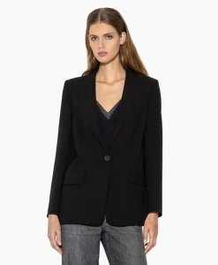 Dames Luisa Cerano Blazers*Blazer 498010/3417-0 Zwart Dessin