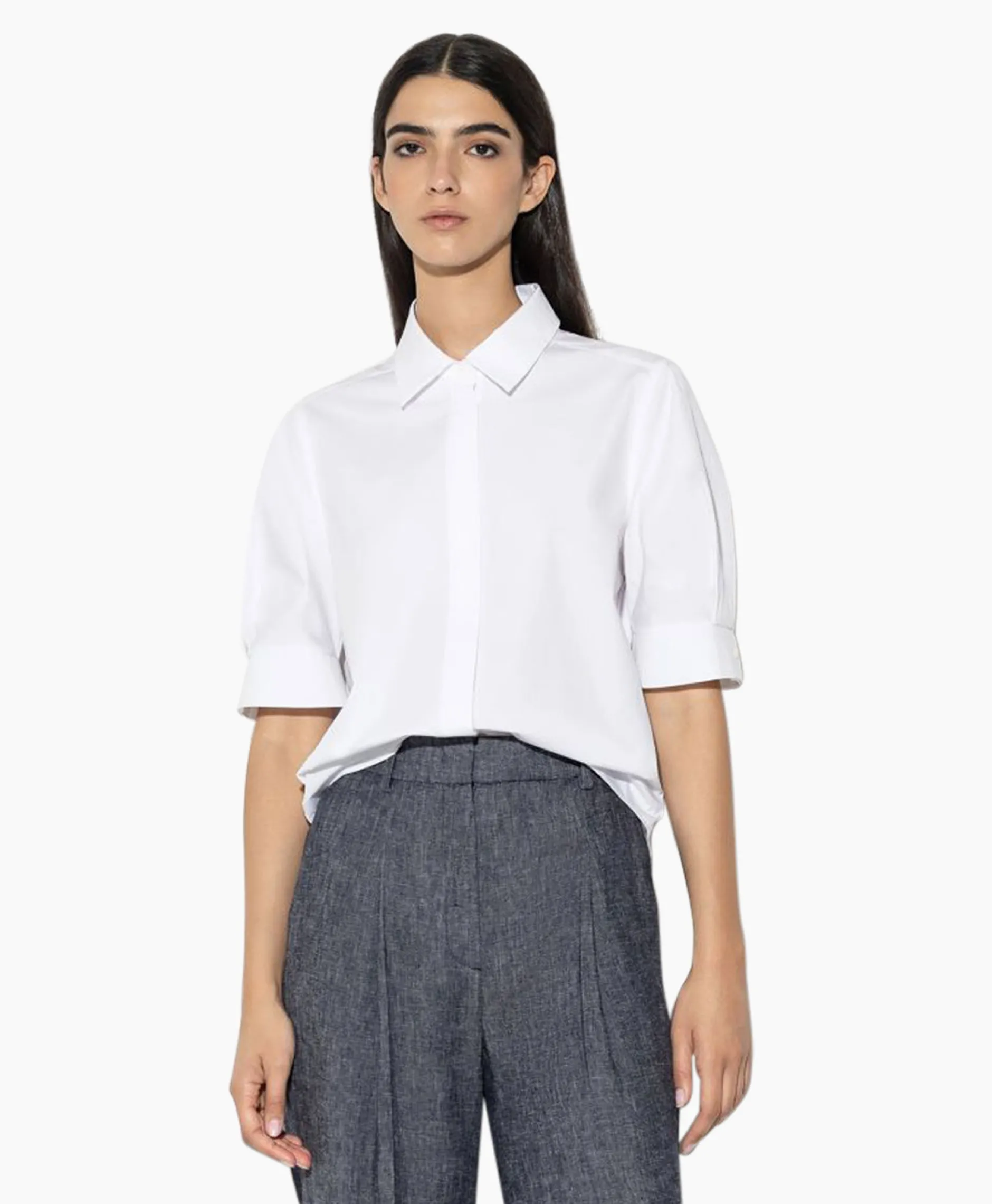 Dames Luisa Cerano Blouses*Blouse 298431/3342-0 Wit