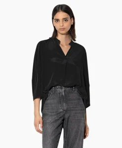 Dames Luisa Cerano Blouses*Blouse 298445/3597-0 Zwart Dessin