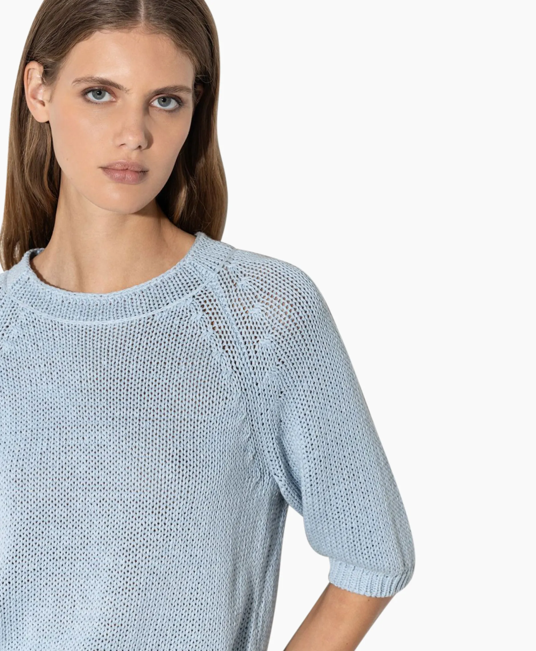 Dames Luisa Cerano Truien*Gebreide Trui 198405/5894-0 Licht Blauw