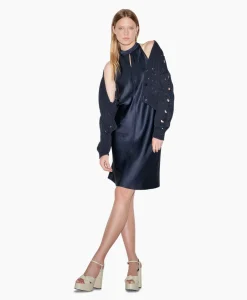 Dames Luisa Cerano Jurken*Mini Jurk 798476/3596-0 Donker Blauw