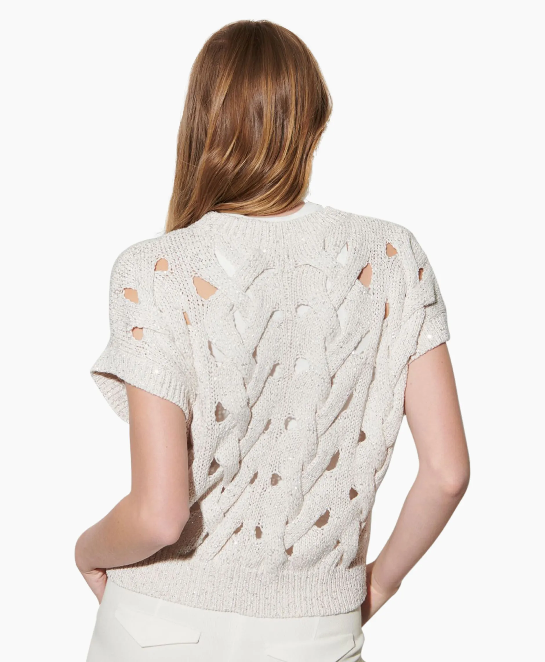 Dames Luisa Cerano Truien*Pullover 198389/5894-0 Off White