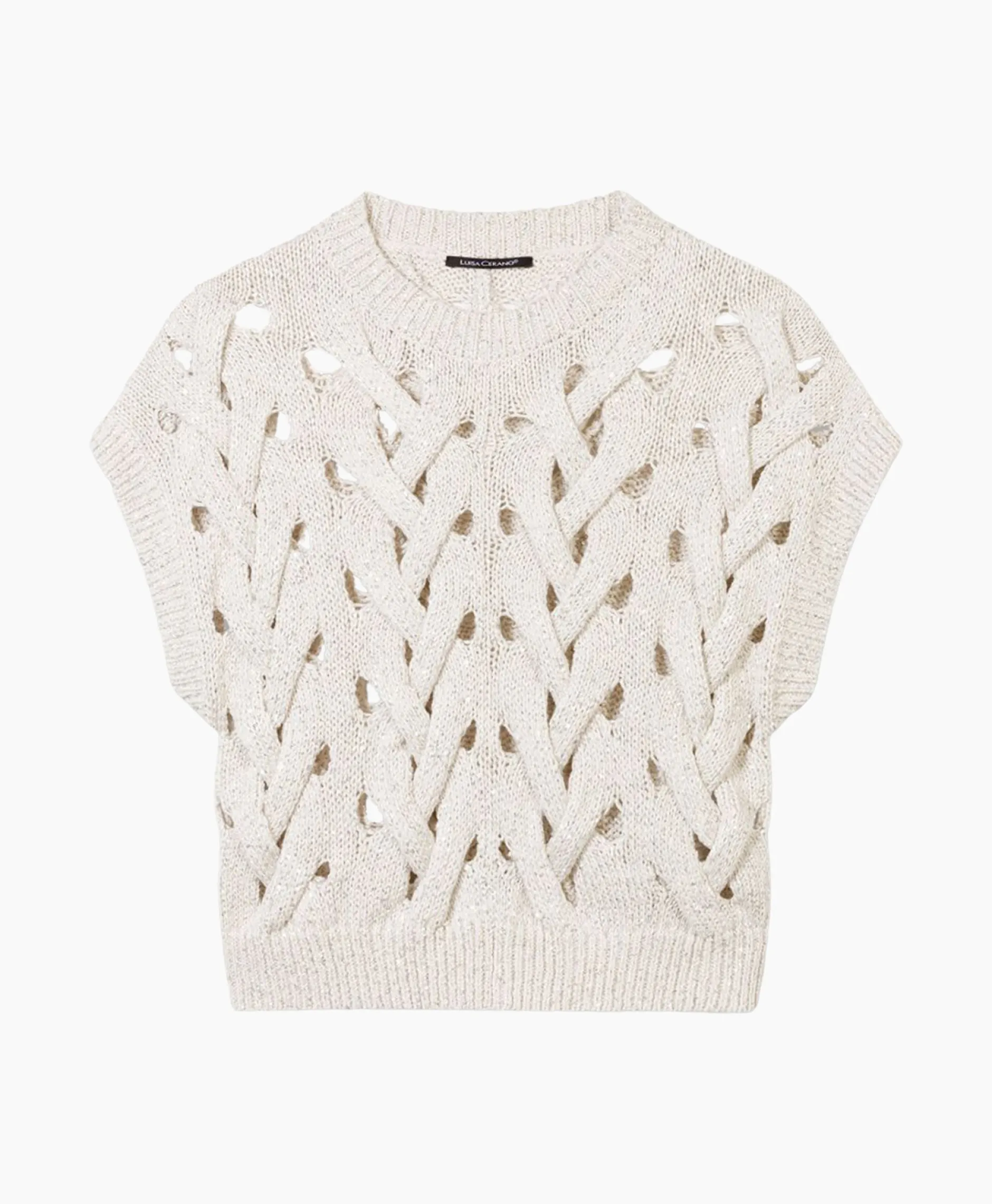 Dames Luisa Cerano Truien*Pullover 198389/5894-0 Off White