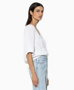 Dames Luisa Cerano T-Shirts & Tops*Pullover 198409/5856-0 Wit