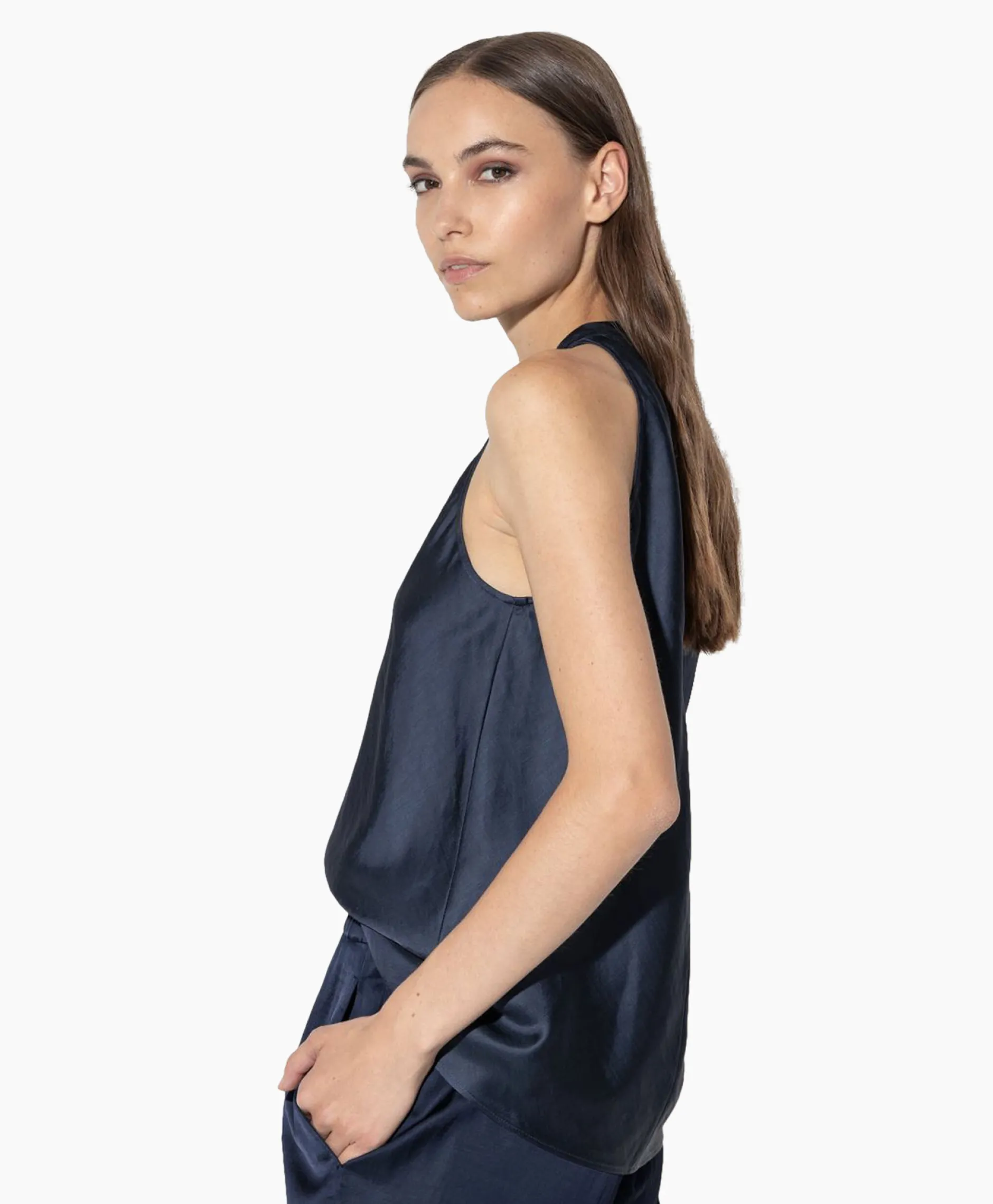 Dames Luisa Cerano T-Shirts & Tops*Top 298426/3596-0 Donker Blauw