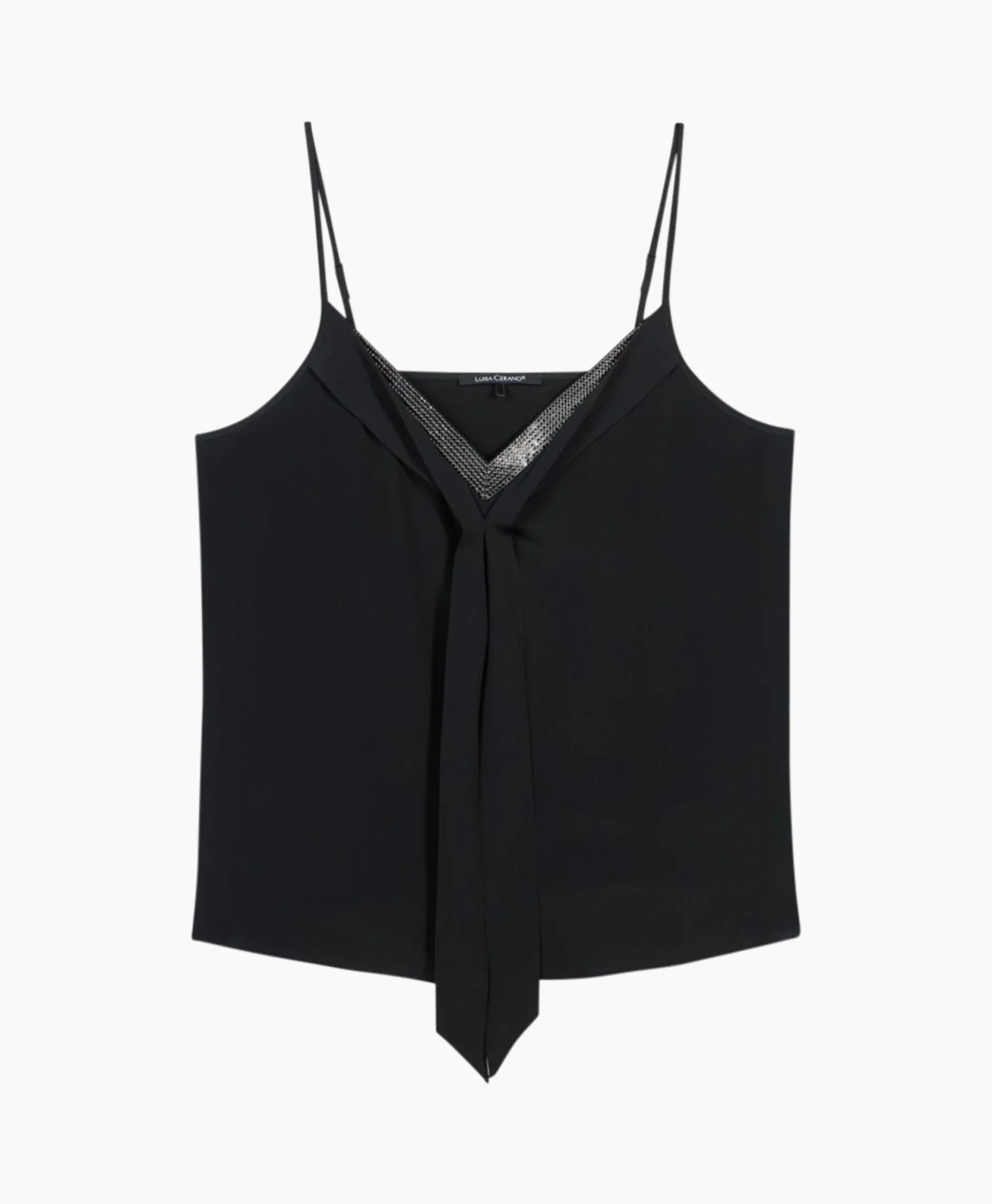 Dames Luisa Cerano T-Shirts & Tops*Top 398111/2179-0 Zwart Dessin