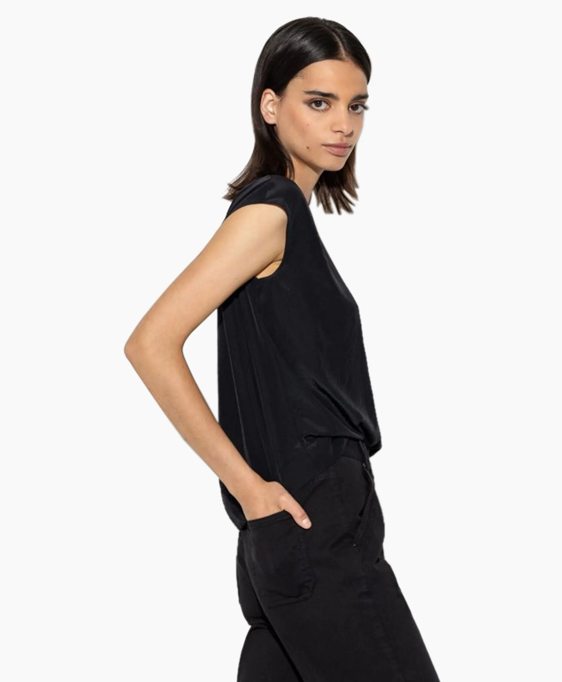 Dames Luisa Cerano Blouses*Top 298441/3597-0 Zwart Dessin