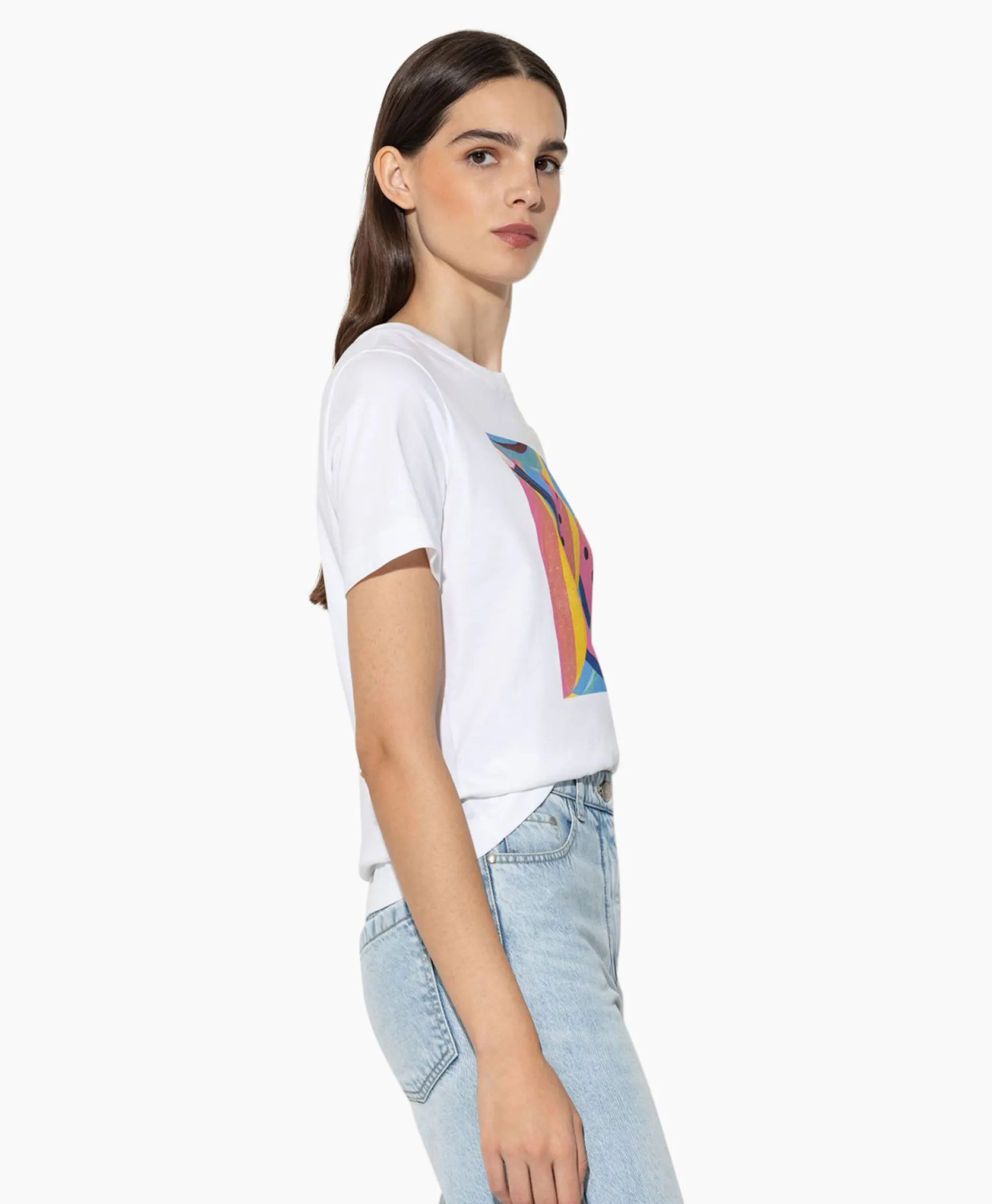 Dames Luisa Cerano T-Shirts & Tops*T-Shirt 398157/7799-0 Wit